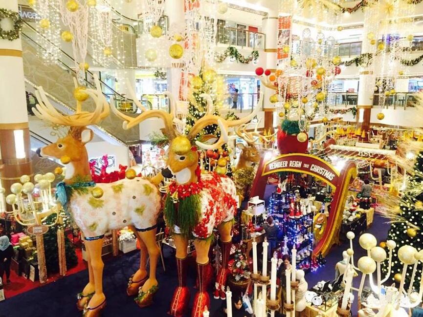 成都八佰伴“鹿”主題美陳