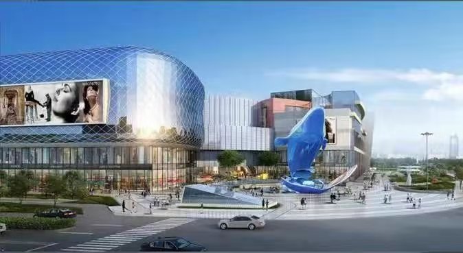 無錫錫東八佰伴鯨魚雕塑