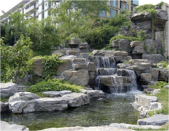 假山水車(chē)裝置